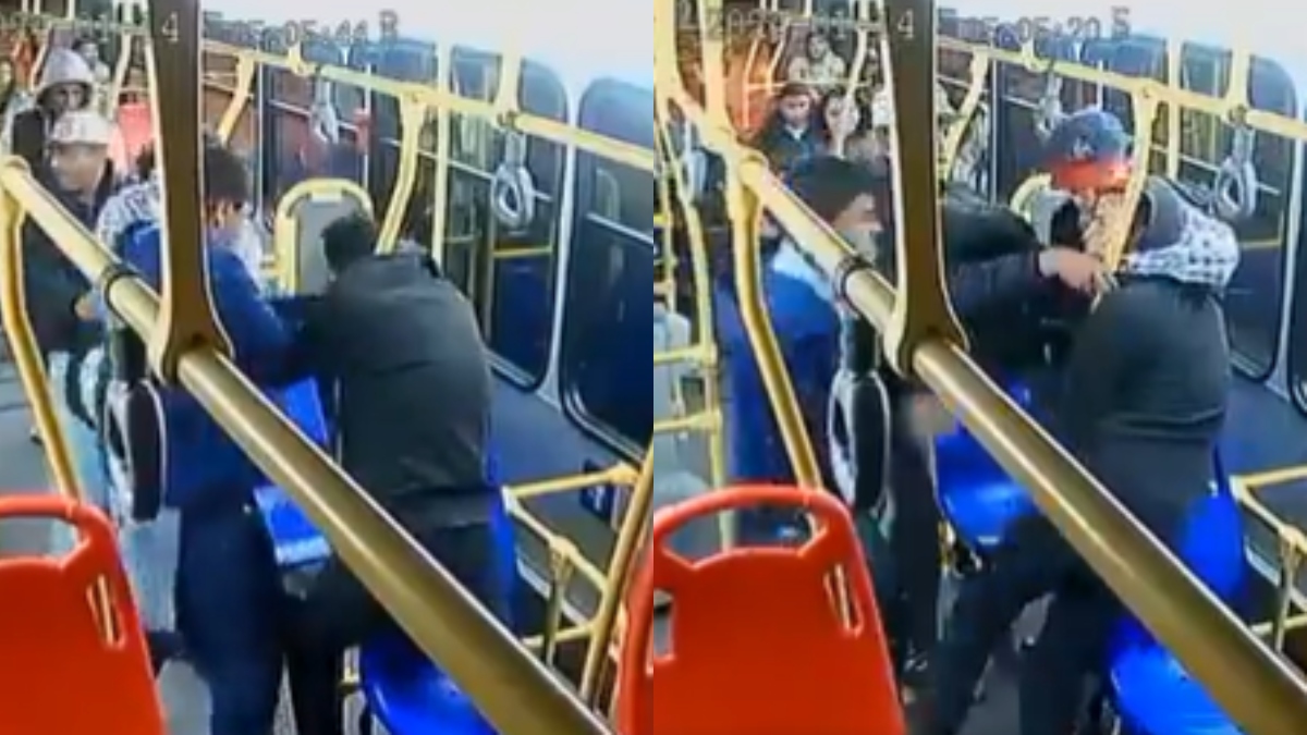 Video: ciudadano fue víctima de violento atraco en un bus de TransMilenio