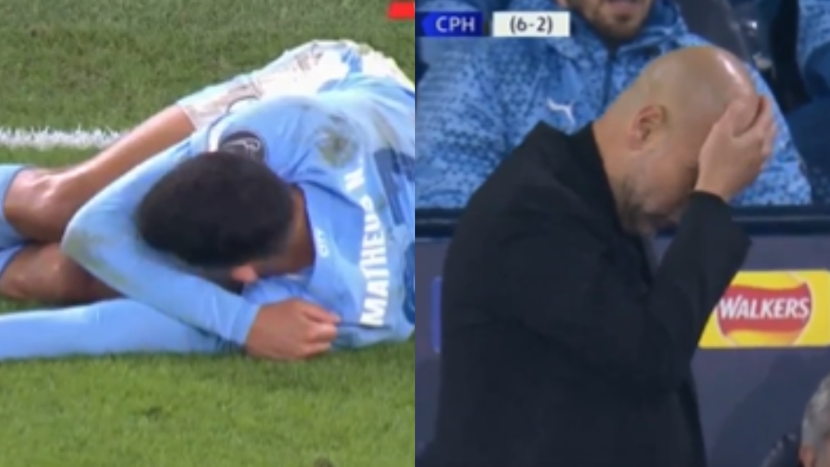 Jugador del Manchester City sufrió impactante lesión y el video causa escalofríos