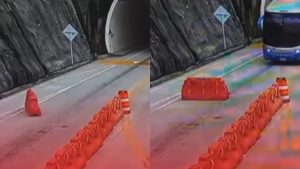 Supuesto fantasma se habría aparecido en vía de Colombia; este es el video