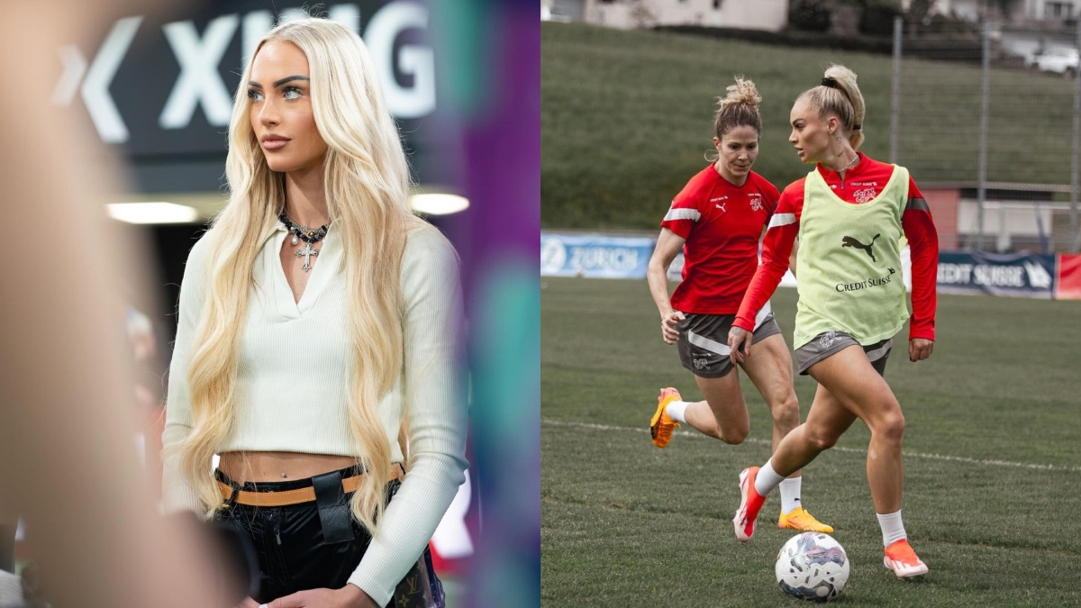 Ella es Alisha Lehmann, la talentosa futbolista suiza que se está robando miradas