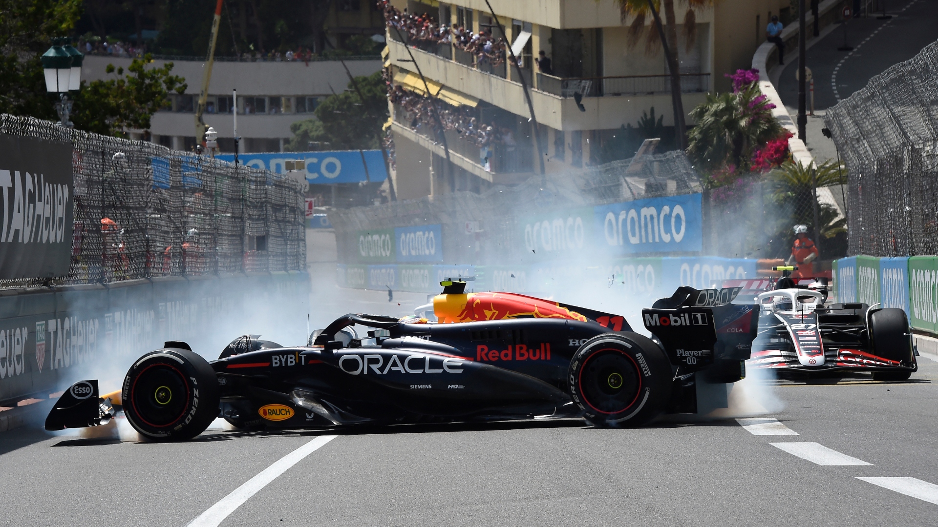 Así fue el impresionante accidente de Chéco Pérez en el GP de Mónaco: video