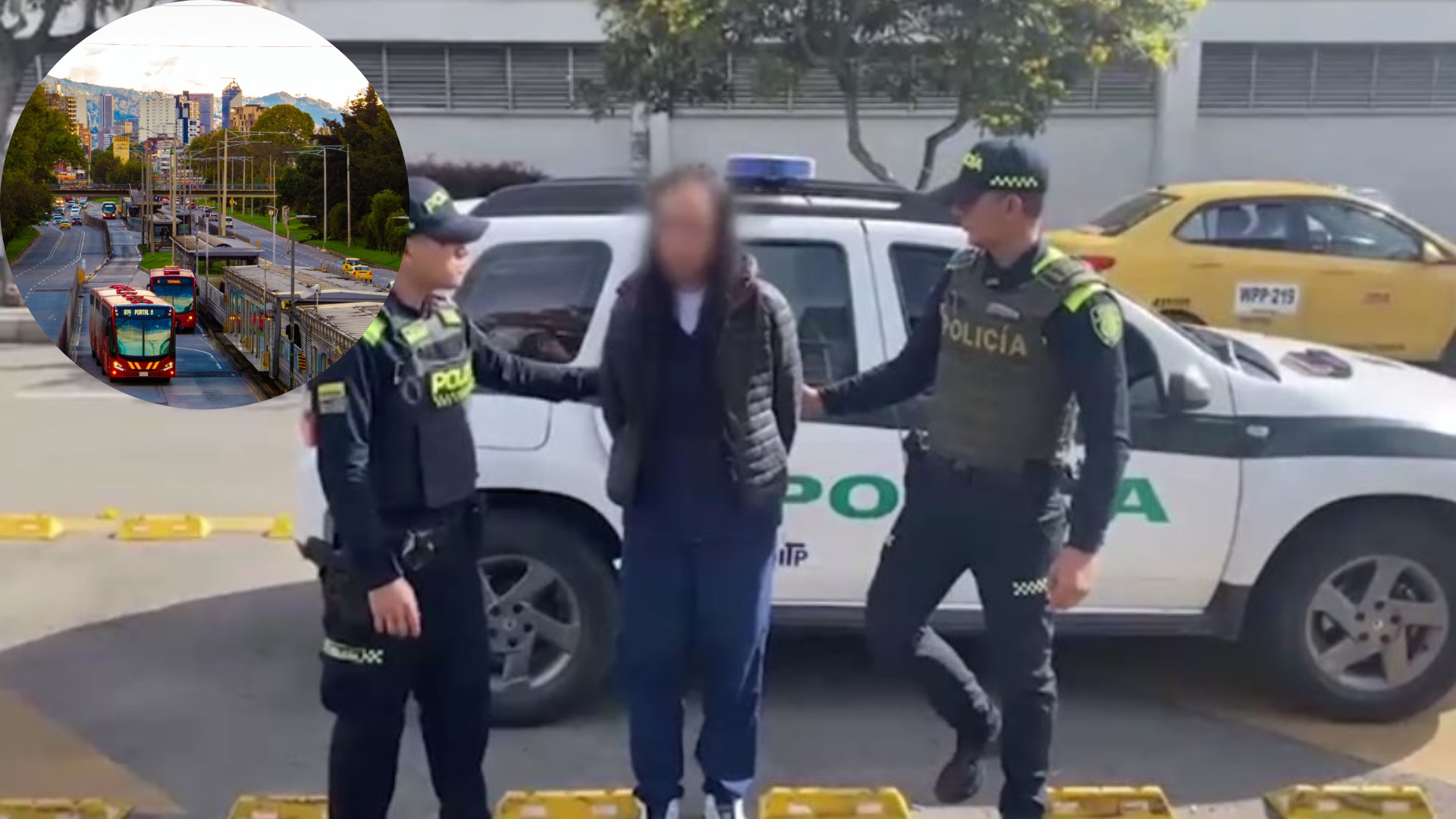 Mujer se disfrazaba de enfermera para robar en TransMilenio: la pillaron con celulares