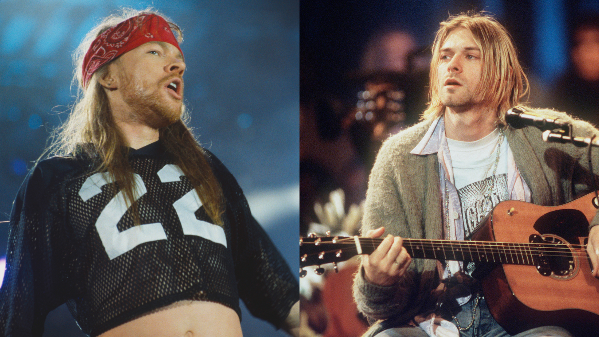 La rivalidad entre Kurt Cobain y Axl Rose; esta es la razón por la que no se podían ni ver