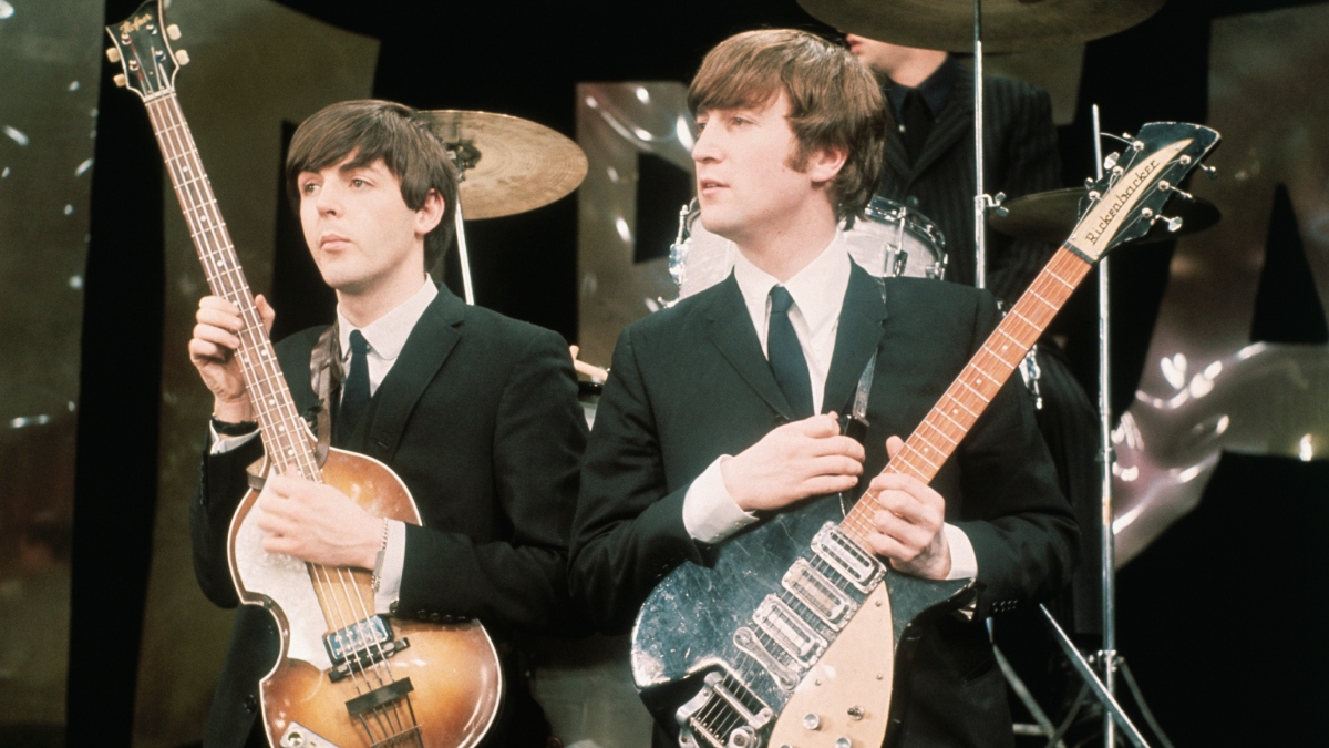 Paul McCartney (izquierda) y John Lennon (derecha) en Nueva York (Getty Images)