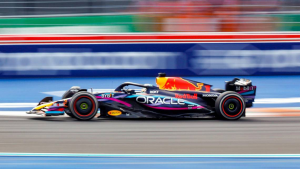 Monoplaza RedBull F1 compitiendo