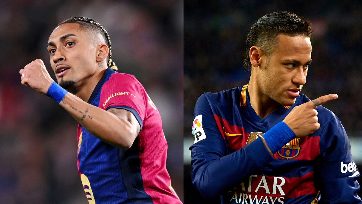 Raphinha rompió un importante récord de Neymar en Europa