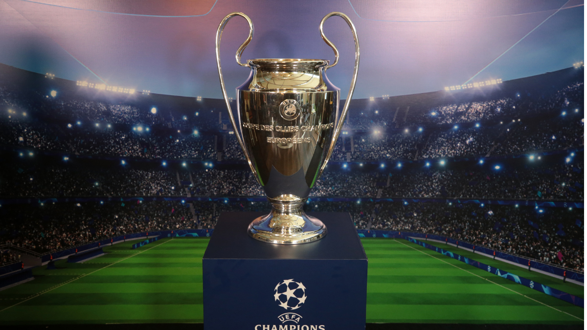Foto del trofeo de la Champions League
