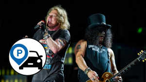 06102025 Parqueadero para concierto de Guns N’ Roses