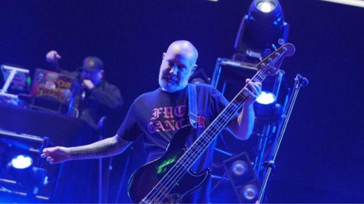 Foto de Sam Rivers de Limp Bizkit en el Festival Estéreo Picnic