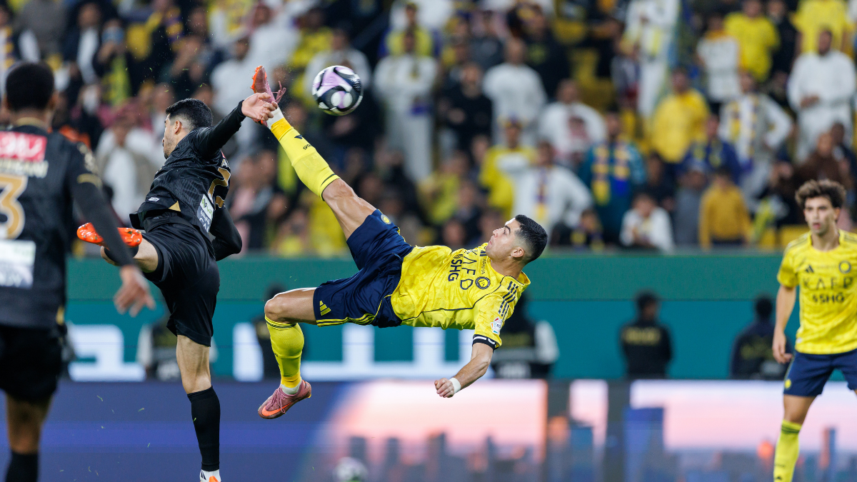 VIDEO: Cristiano Ronaldo recordó su juventud con un increíble gol de chilena con el Al-Nassr