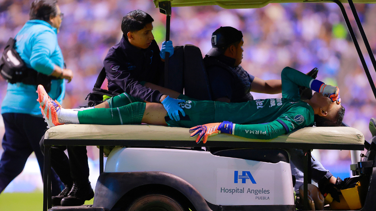 Foto de Kevin Mier lesionado