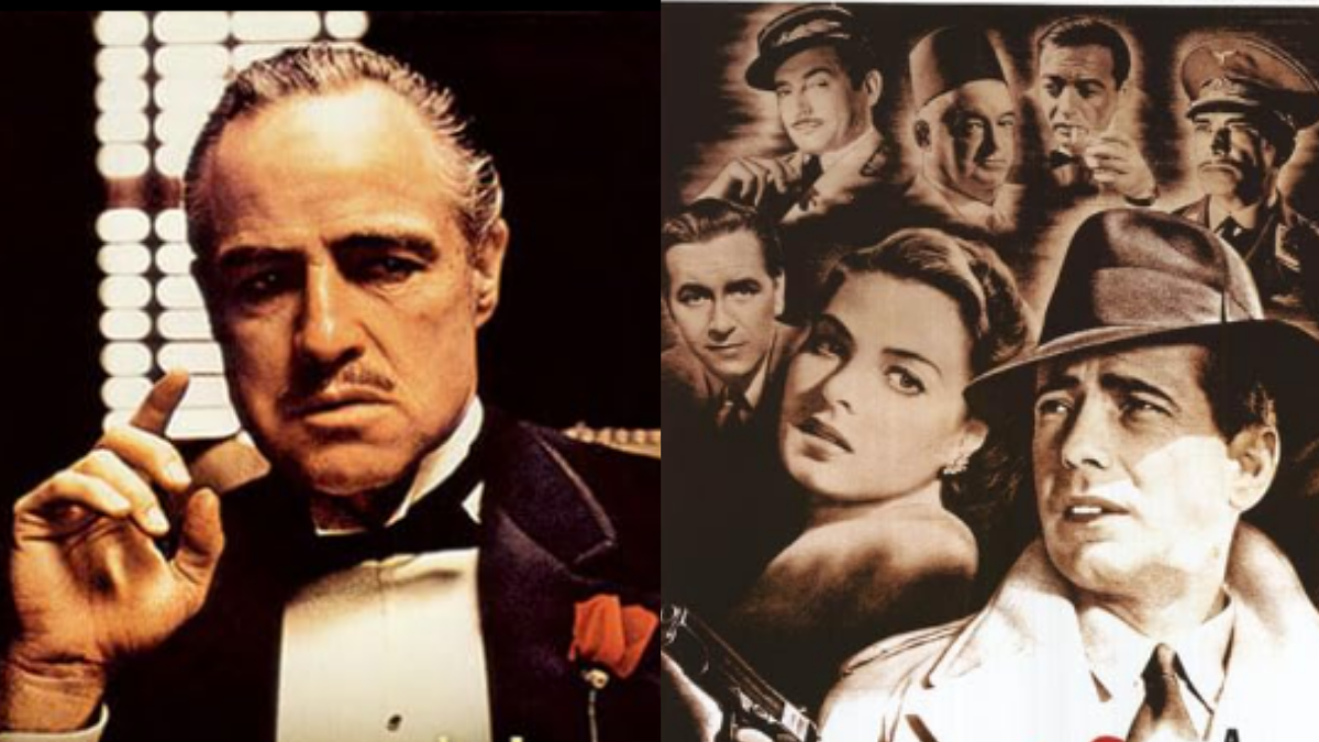 Estas son las 5 mejores películas de la historia según la crítica: 'El Padrino', 'Casablanca' y más