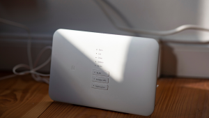 Foto de un router de wifi