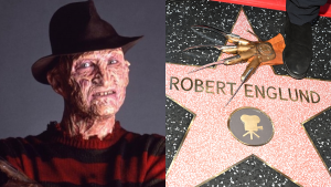 Freddy Krueger / Robert Englud Estrella en el paseo de la fama (créditos: GettyImages)