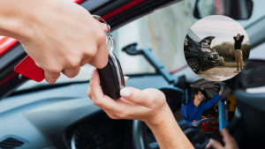 Carro nuevo / carro averiado (créditos: GettyImages)