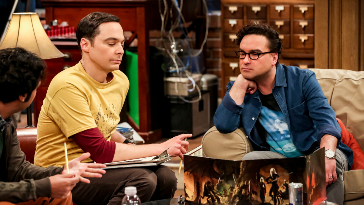 Foto de Sheldon y Leonard de The Big Bang Theory