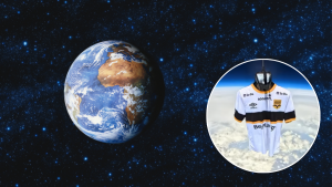 Inter de Bogotá se convirtió en el primer equipo colombiano en enviar su camiseta al espacio: así se vio en video