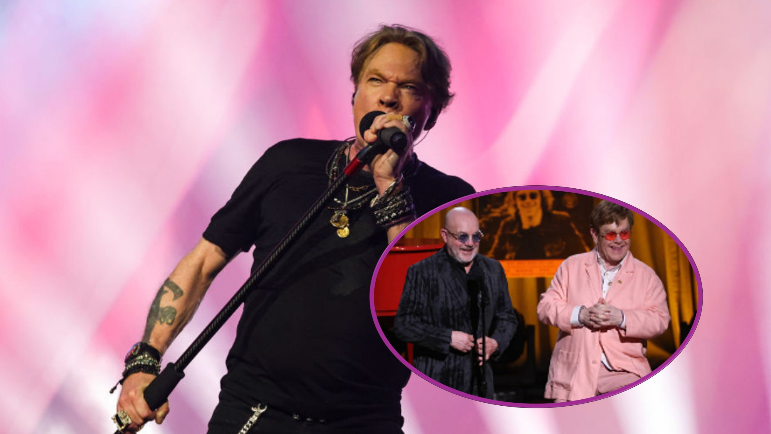 Bernie Taupin y Axl Rose