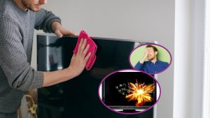 Cómo limpiar pantalla de televisor