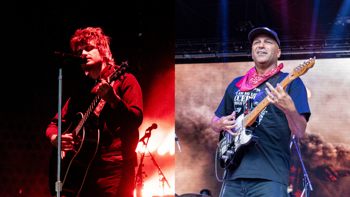 Foto de Djo y Tom Morello, artista del FEP