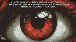 Foto del cartel deMetal Heads del Planetario de Bogotá