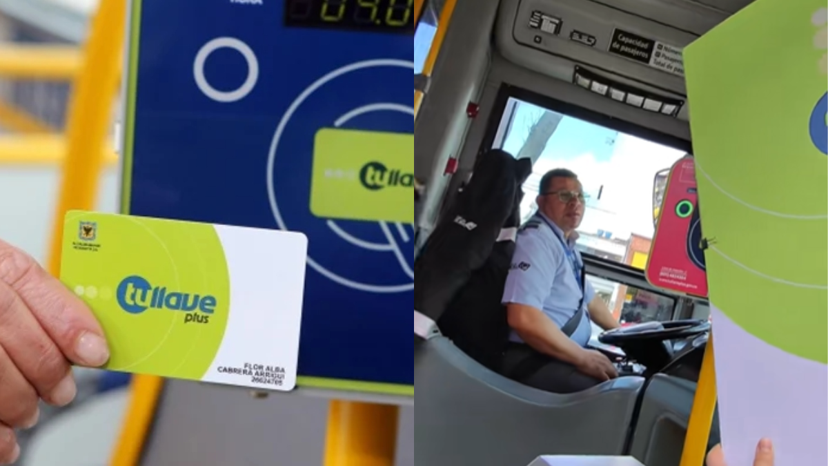 Foto de una tarjeta TuLlave gigante