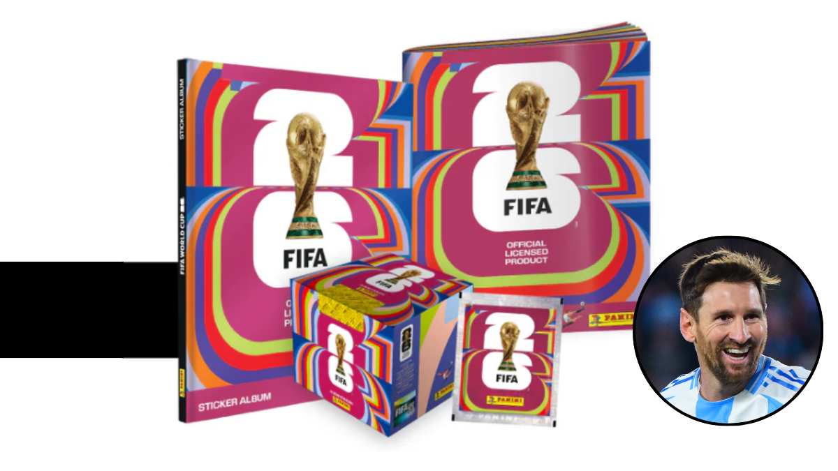 Panini mostró oficialmente las láminas del Mundial 2026: así se ve la posible última 'figurita' de Lionel Messi