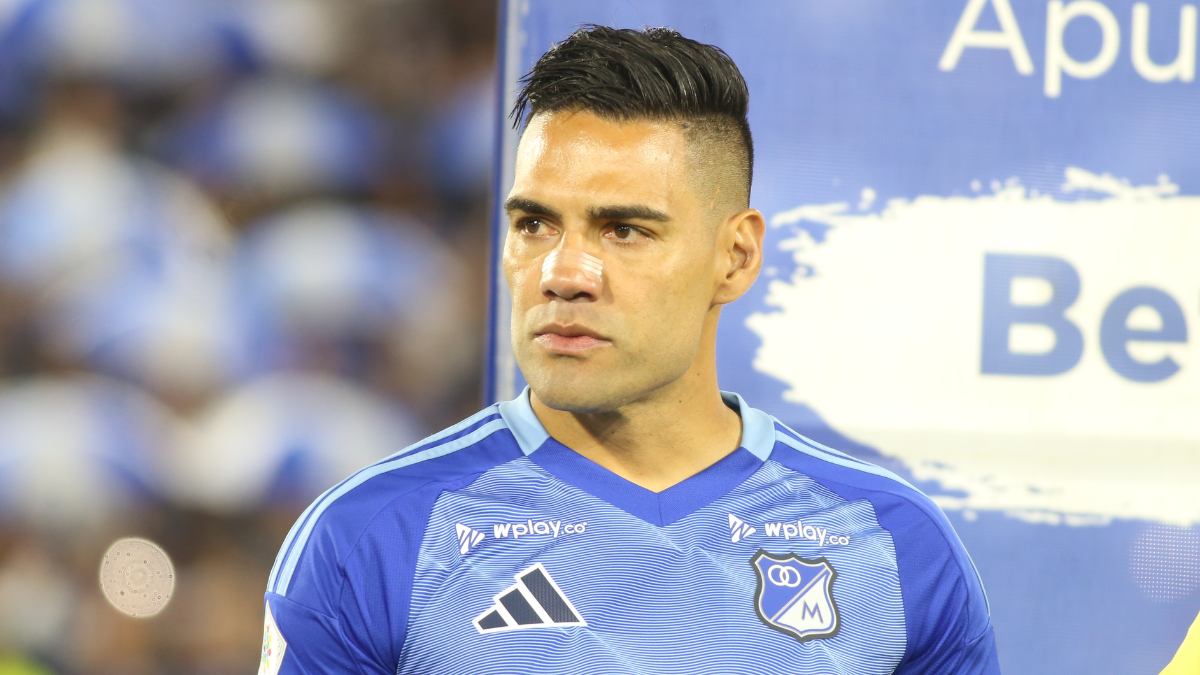 Foto de Falcao en Millonarios