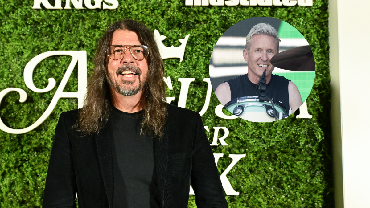Foto de Dave Grohl y foto de Josh Freese