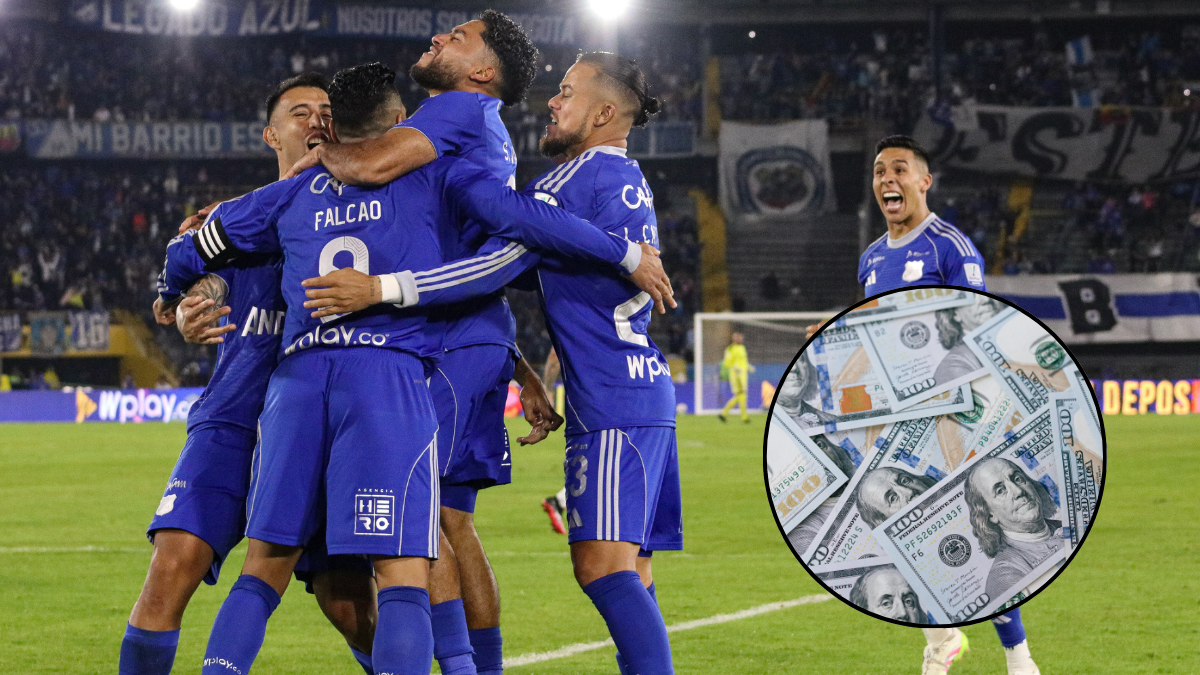 Este es el 'platal' que ganó Millonarios por su triunfo en Copa Sudamericana: es una gran cifra