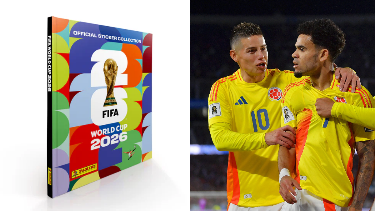 Así luce la página de Colombia en el álbum Panini del Mundial 2026: estos son los jugadores con lámina