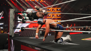 Foto de una pelea de la WWE