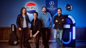 Foto de The Killers en la final de la Champions League