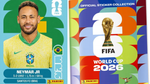 Foto de Neymar JR y Panini