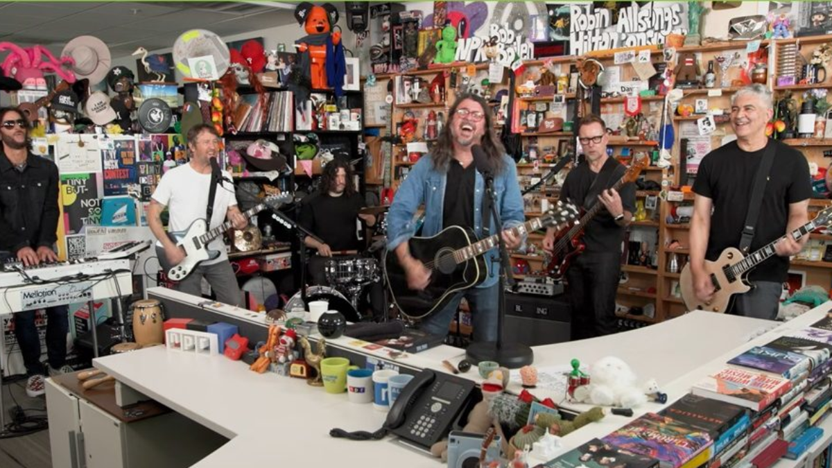Foto de Foo Fighters en su Tiny Desk
