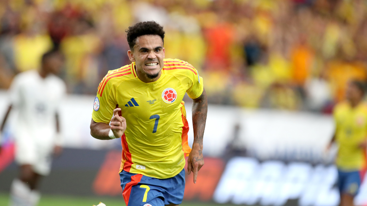 Foto del jugador colombiano Luis Díaz