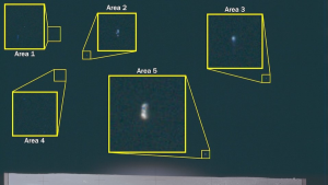 Foto de OVNIS en el espacio exterior de la NASA