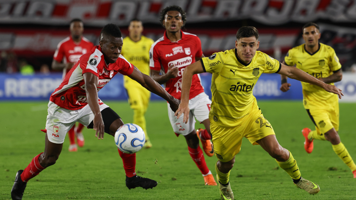 Foto de Santa Fe vs Peñarol en Copa Libertadores