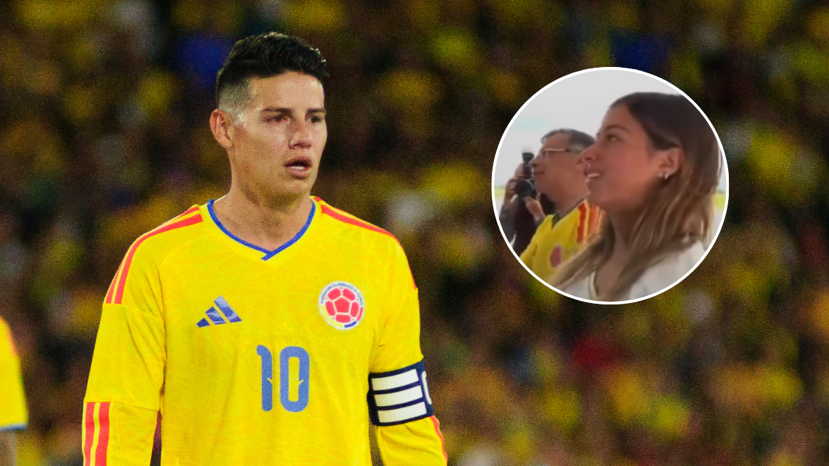 Critican a James Rodríguez por polémico gesto con Antonella Petro: ¿No la escuchó?