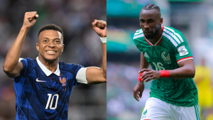 Foto de Mbappe y de Julian Quiñones en el Mundial 2026