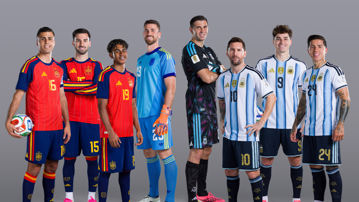 Foto de Messi y Lamine Yama. Final de la Copa Mundial de la FIFA 2026