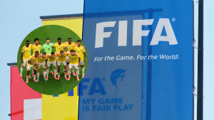 Foto de la selección colombia y del ranking FIFA