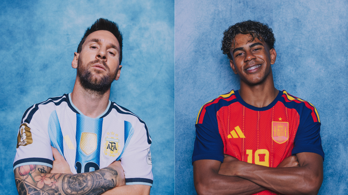 Foto de Messi y de Lamine Yamal en la Final de la Copa Mundial de la FIFA 2026