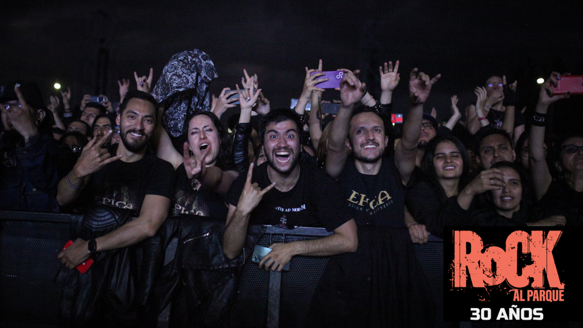 Asistentes al festival y logo del evento //Getty Images y sitio web Rock al Parque