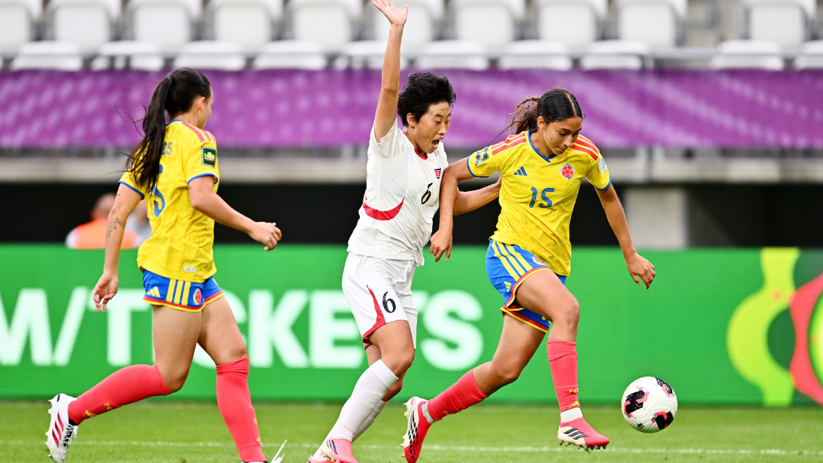 Foto de Colombia vs Corea del Norte Mundial Femenino Sub20